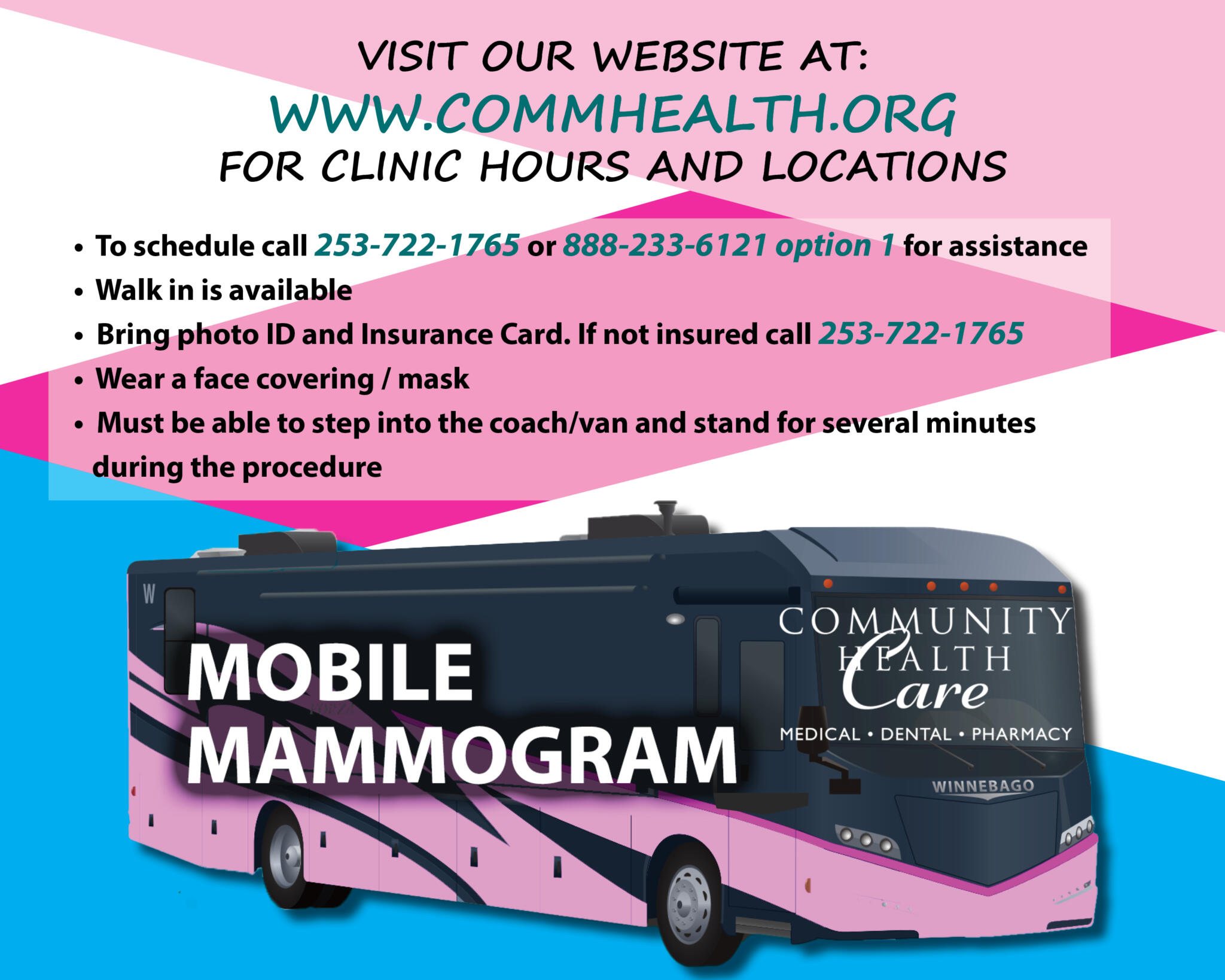 Mobile Mammogram Community Health Care