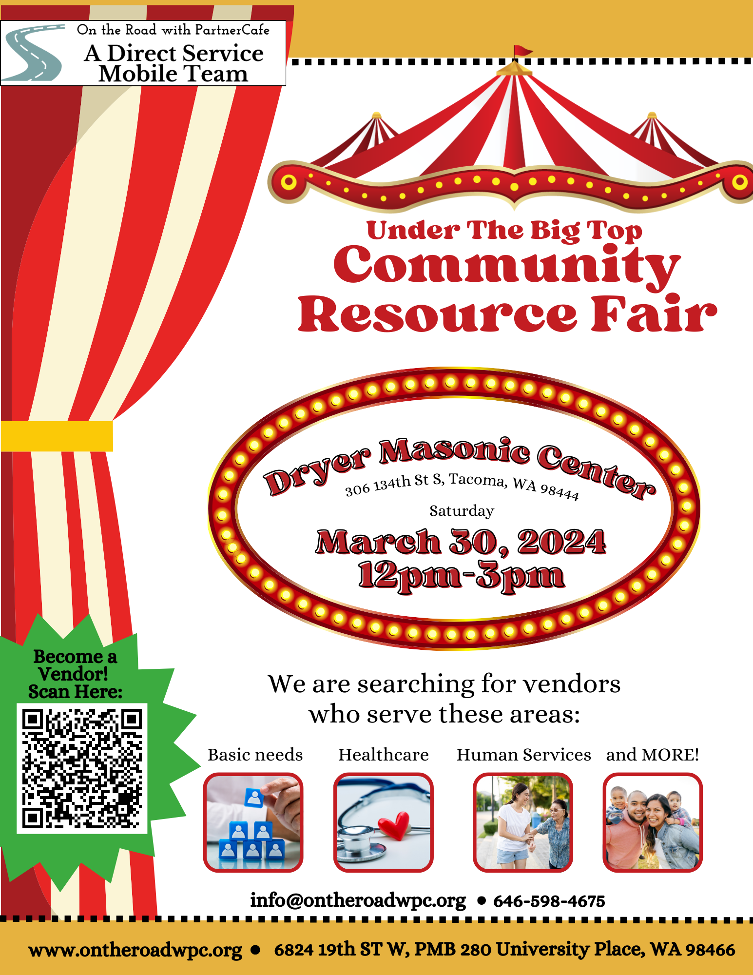 Under the Big Top Community Resource Fair