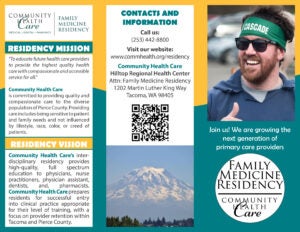 Medical Residency Flyer