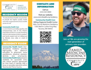 Medical Residency Flyer