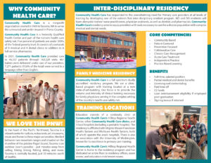 Medical Residency Flyer 1