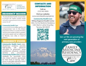 Medical Residency Brochure